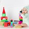 24 Pcs Clear Plastic Bottles Empty Sensory Bottles with Caps (Black Lid)